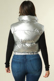 Vest of Glams in Metallic Silver