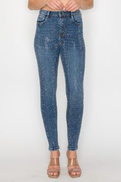 star studded denim in moonlight jean