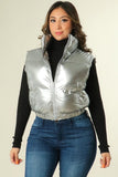 Vest of Glams in Metallic Silver