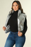 Vest of Glams in Metallic Silver