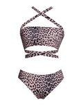 LEOPARD WRAP SWIM