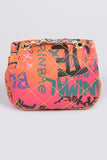 Multi graffiti clutch