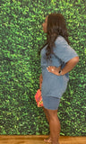 Not your basic lounge set Denim Print